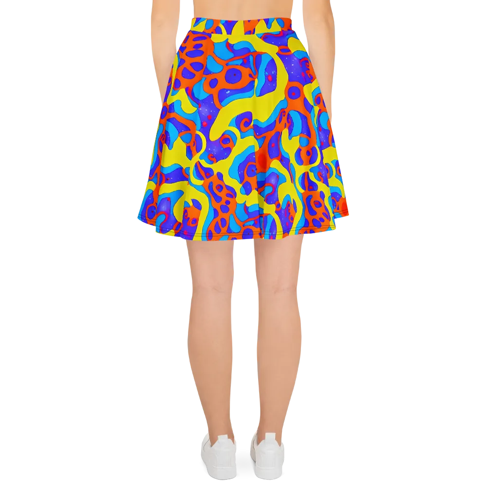 Elmyr's Enigma on Skater Skirt — Back