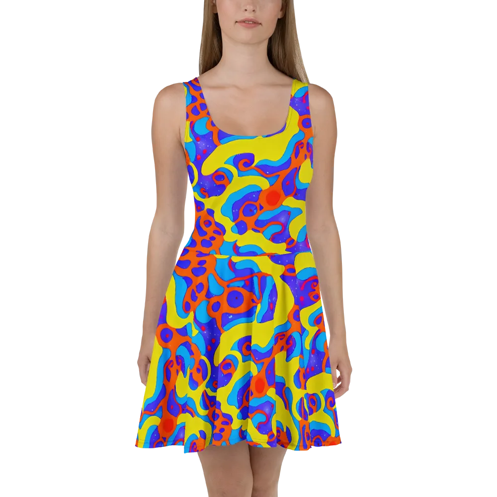 Elmyr's Enigma on Skater Dress — Front