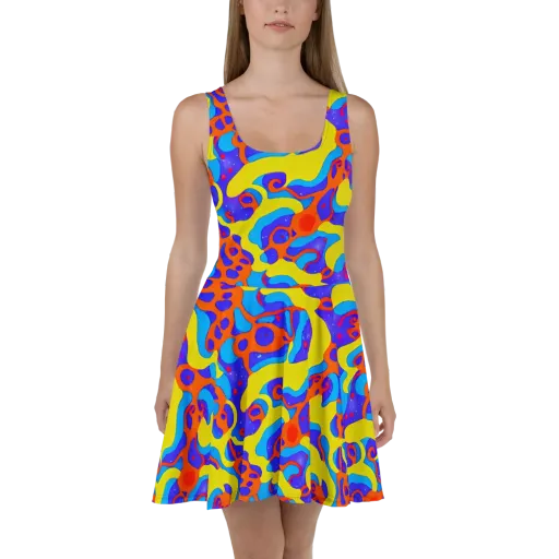 Elmyr's Enigma on a Skater Dress