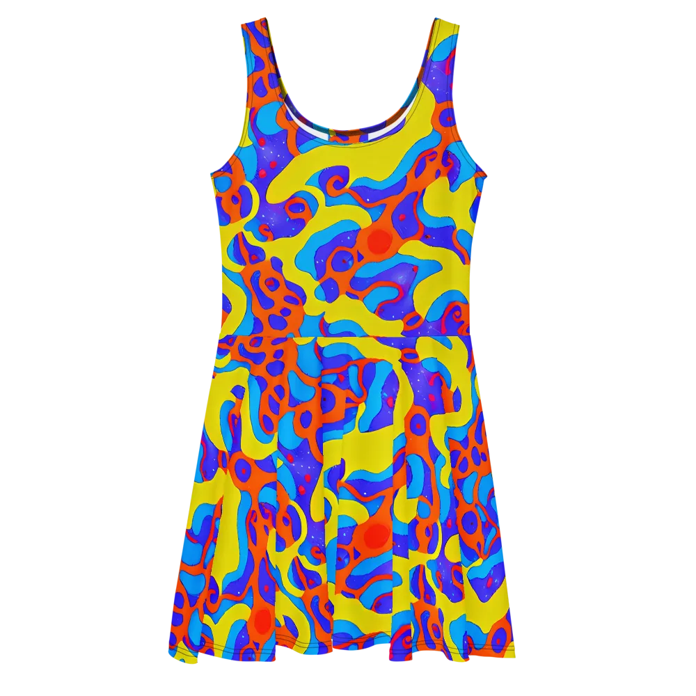 Elmyr's Enigma on Skater Dress — Front