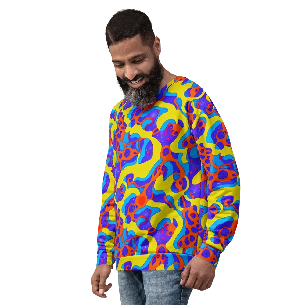 Elmyr's Enigma on Sweatshirt — Left Front
