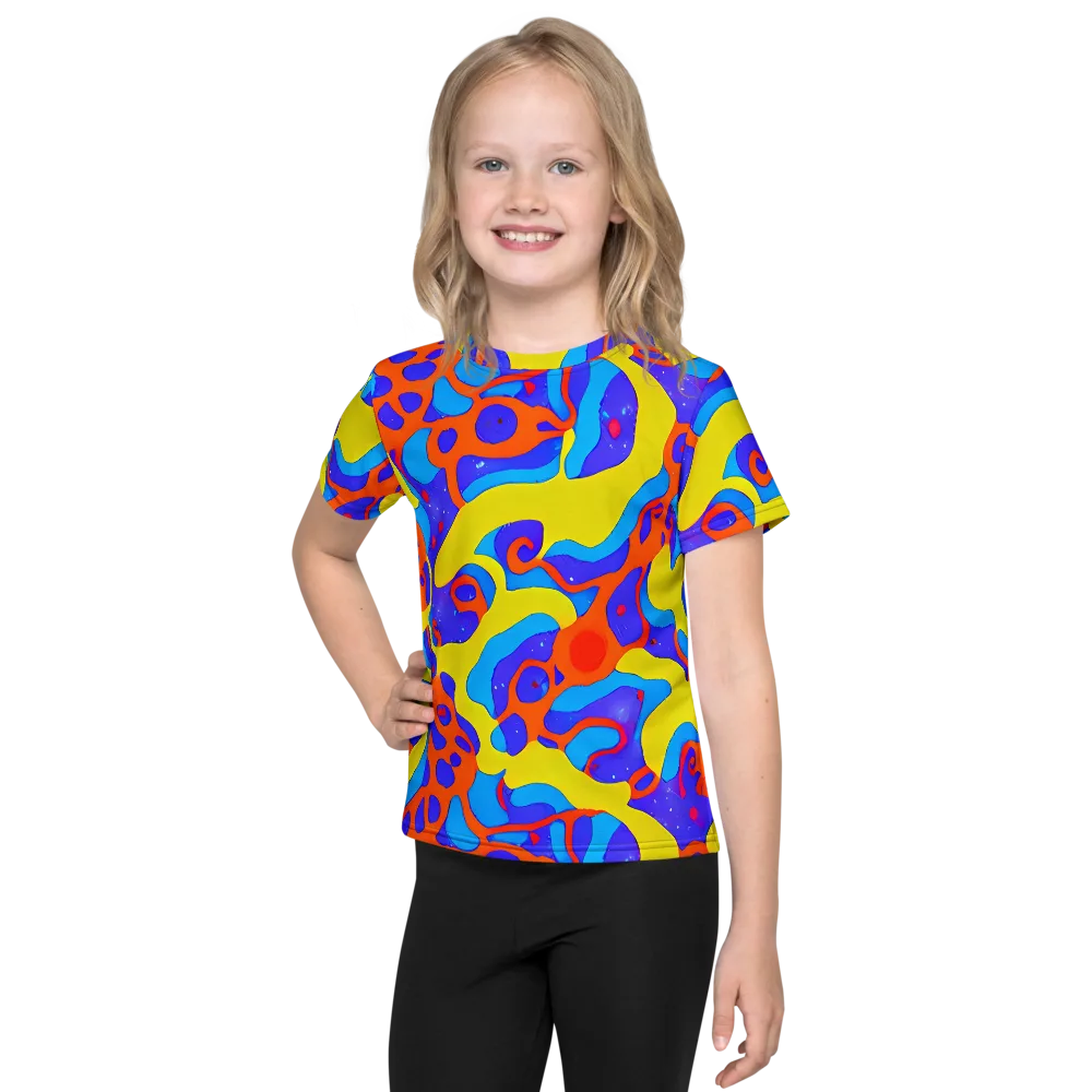 Elmyr's Enigma on Kids Crew Neck T-Shirt — Front