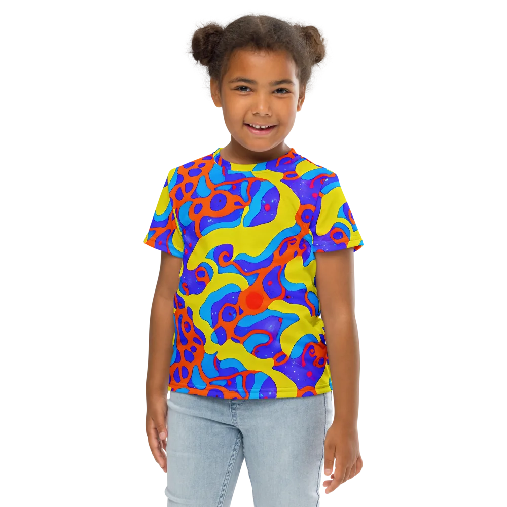 Elmyr's Enigma on Kids Crew Neck T-Shirt — Front