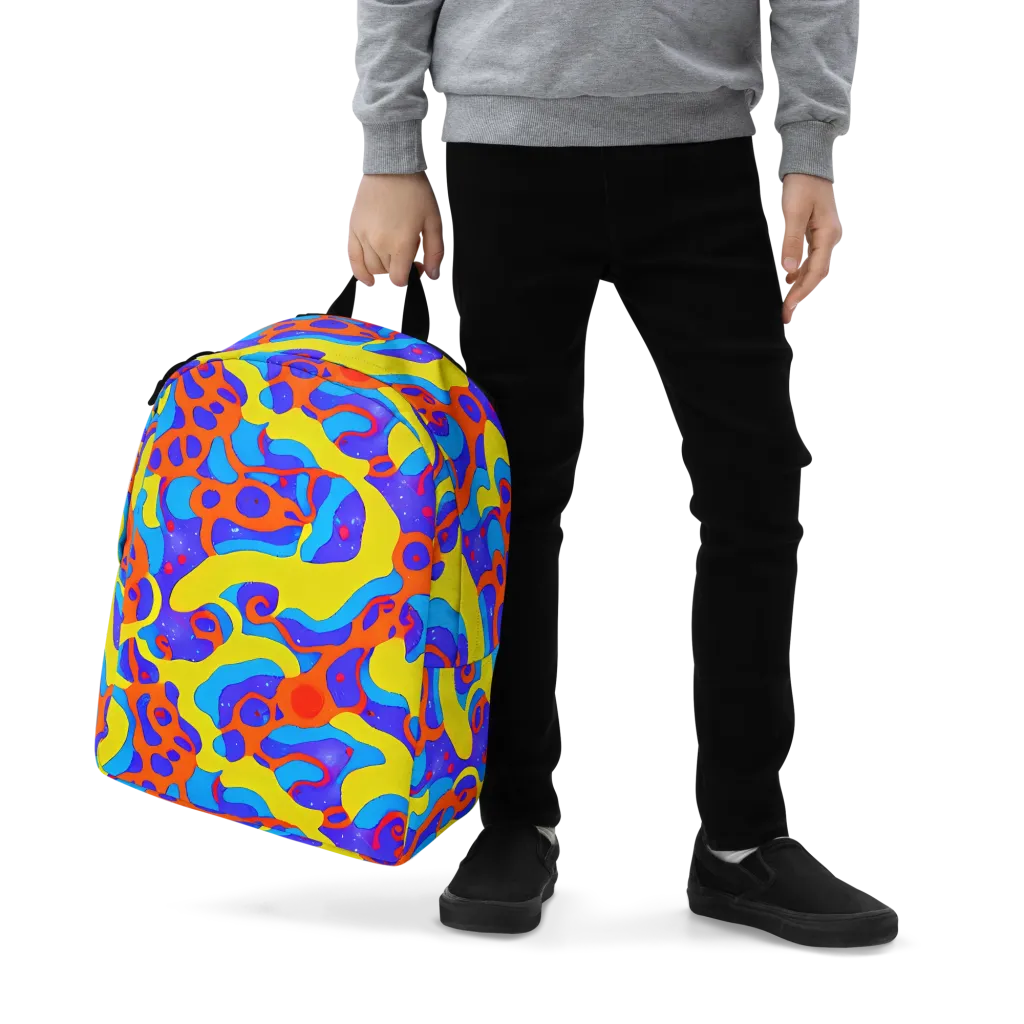Elmyr's Enigma on Minimalist Backpack — Zoomed-in