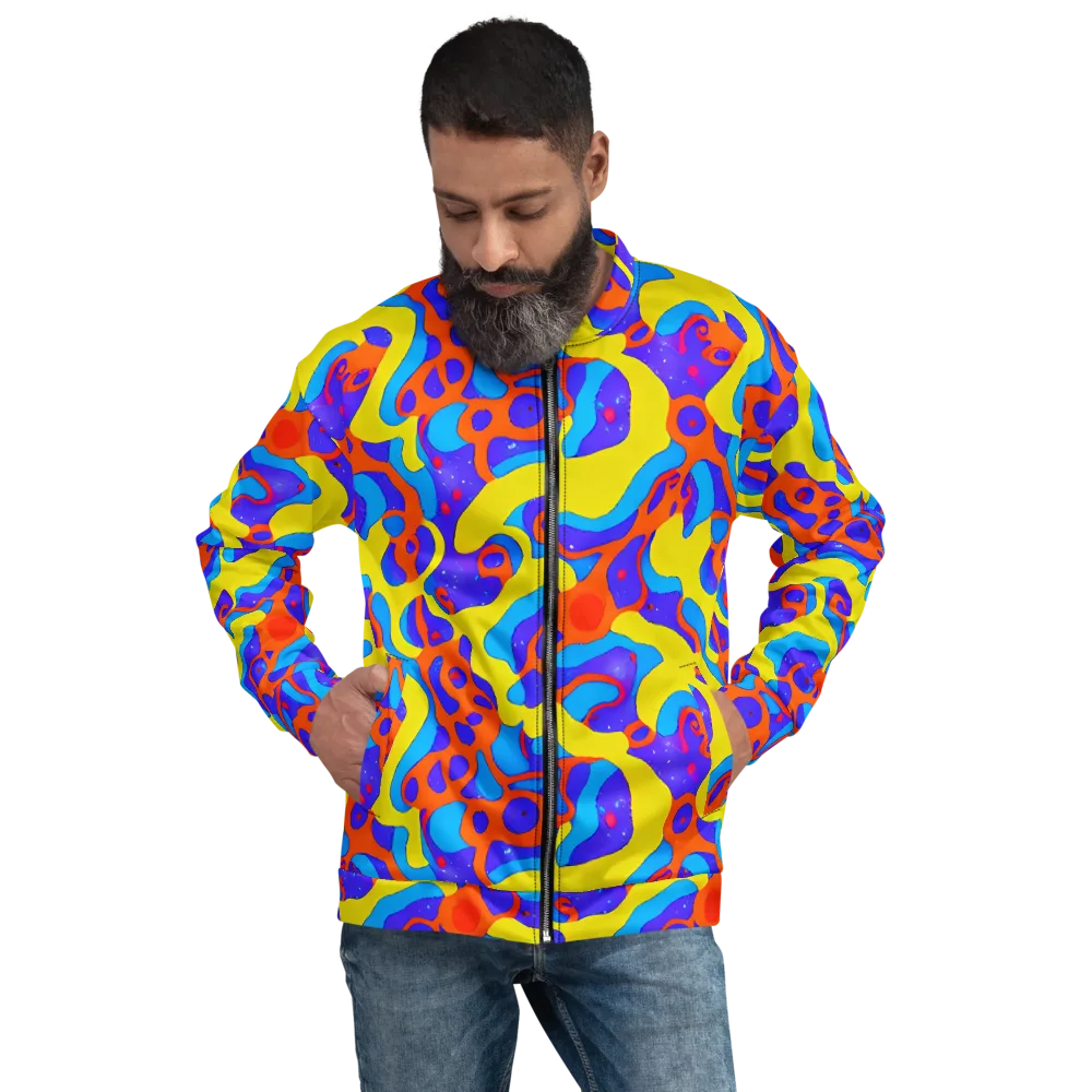 Elmyr's Enigma on Bomber Jacket — Front