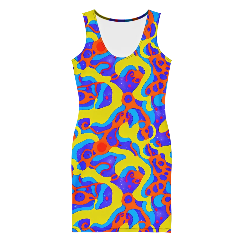 Elmyr's Enigma on Bodycon Dress — Front