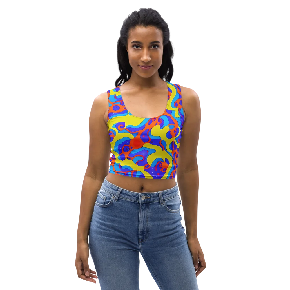 Elmyr's Enigma on Crop Top — Front