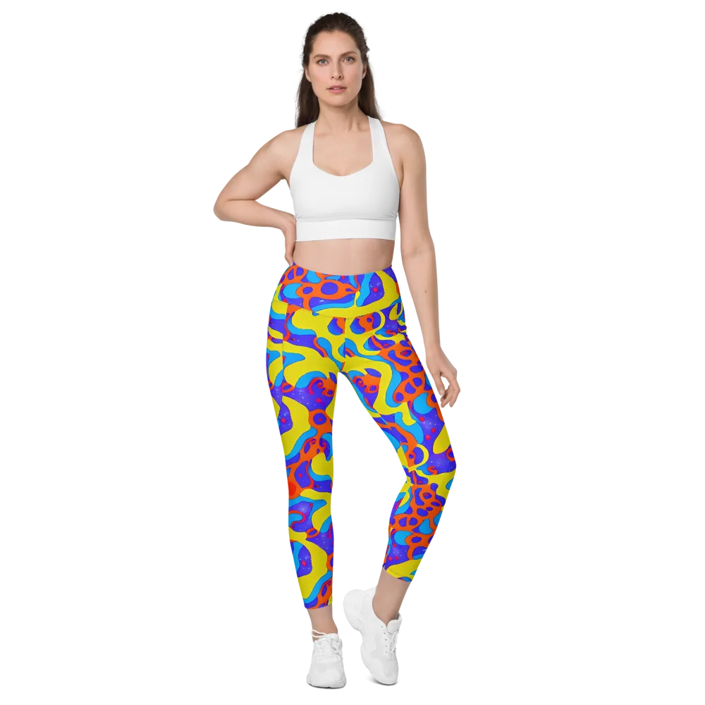 Elmyr's Enigma on Leggings with Pockets — Front