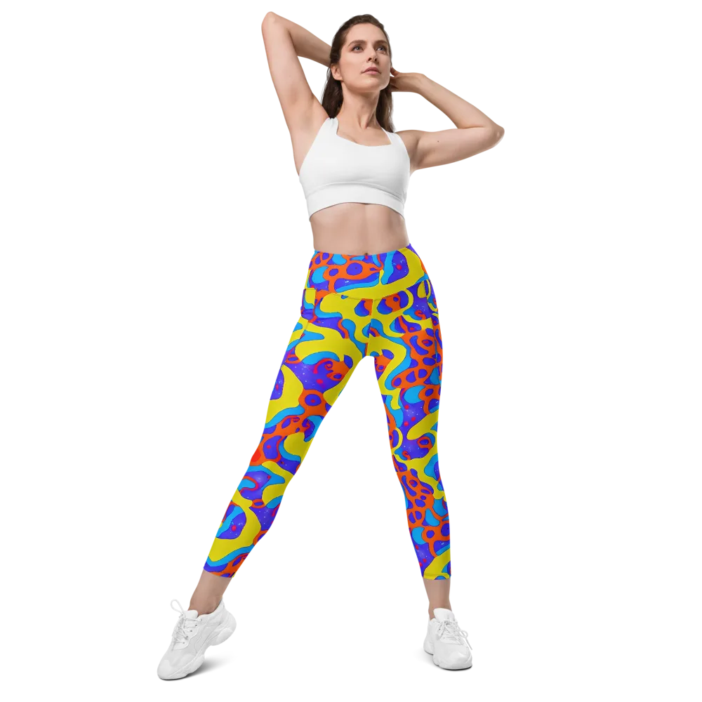 Elmyr's Enigma on Leggings with Pockets — Front