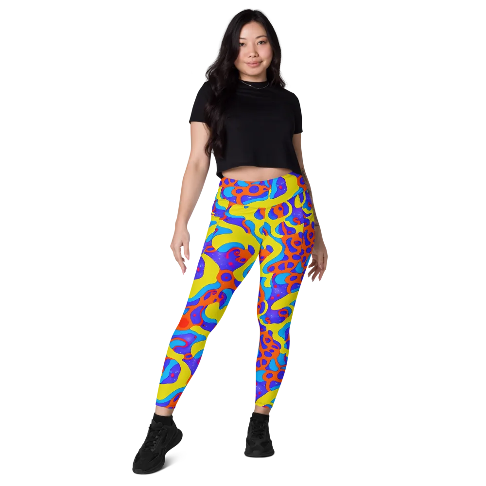 Elmyr's Enigma on Leggings with Pockets — Front