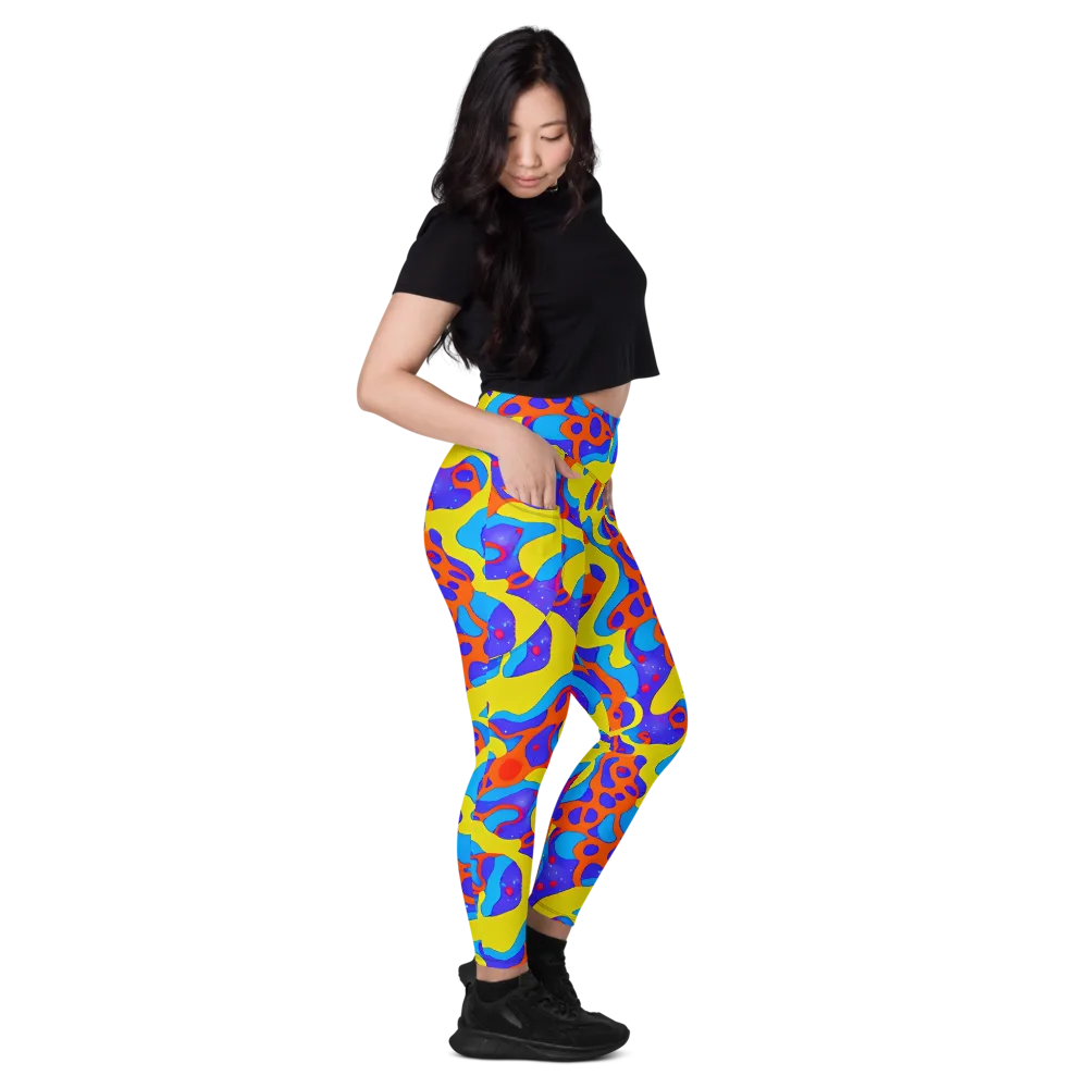 Elmyr's Enigma on Leggings with Pockets — Right
