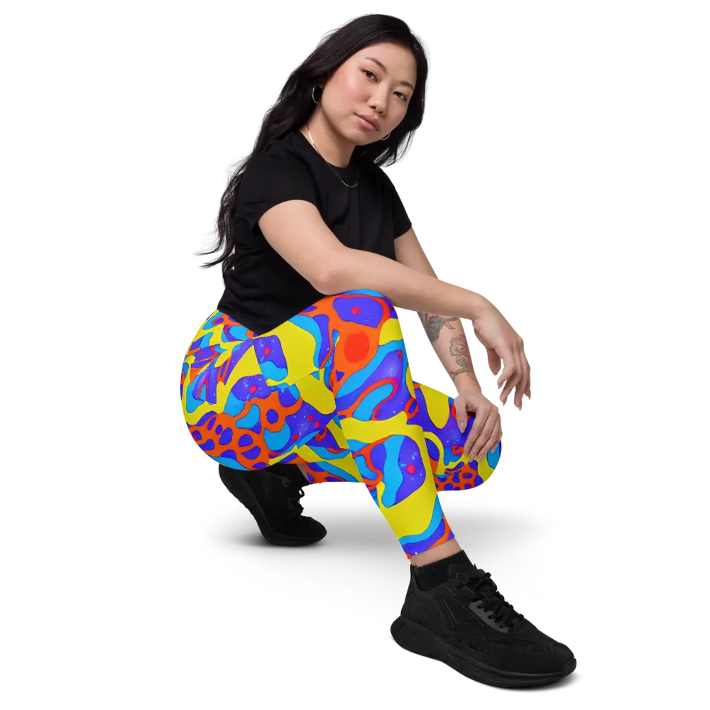 Elmyr's Enigma on Leggings with Pockets — Right Front