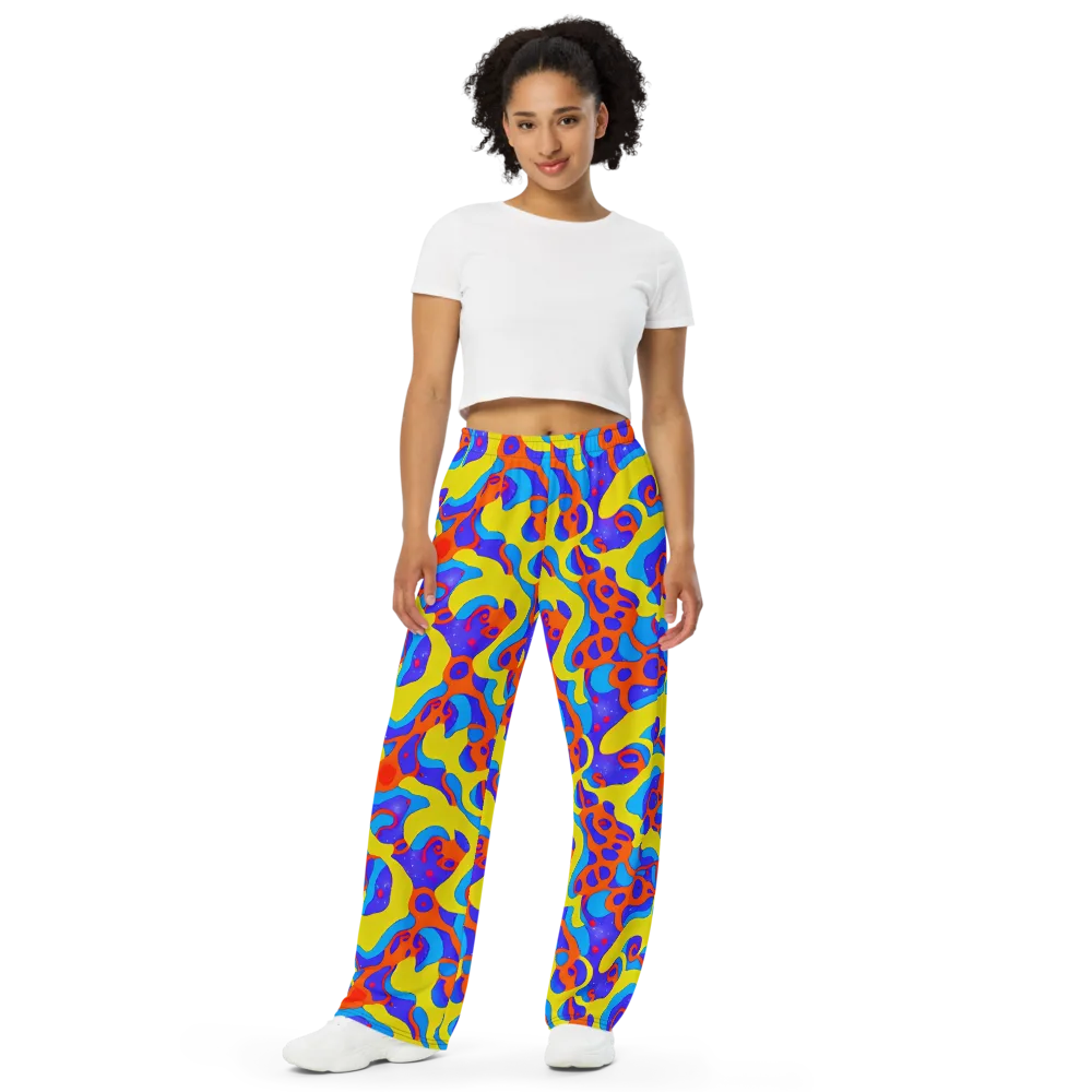 Elmyr's Enigma on Wide-Leg Pants — Front