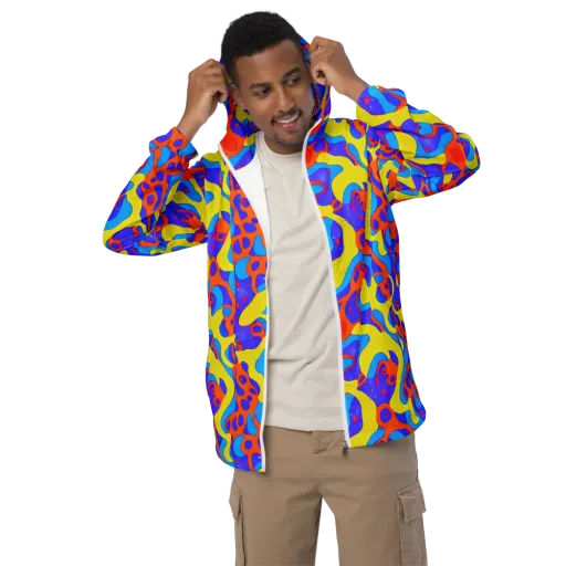 Elmyr's Enigma on a Men's Windbreaker