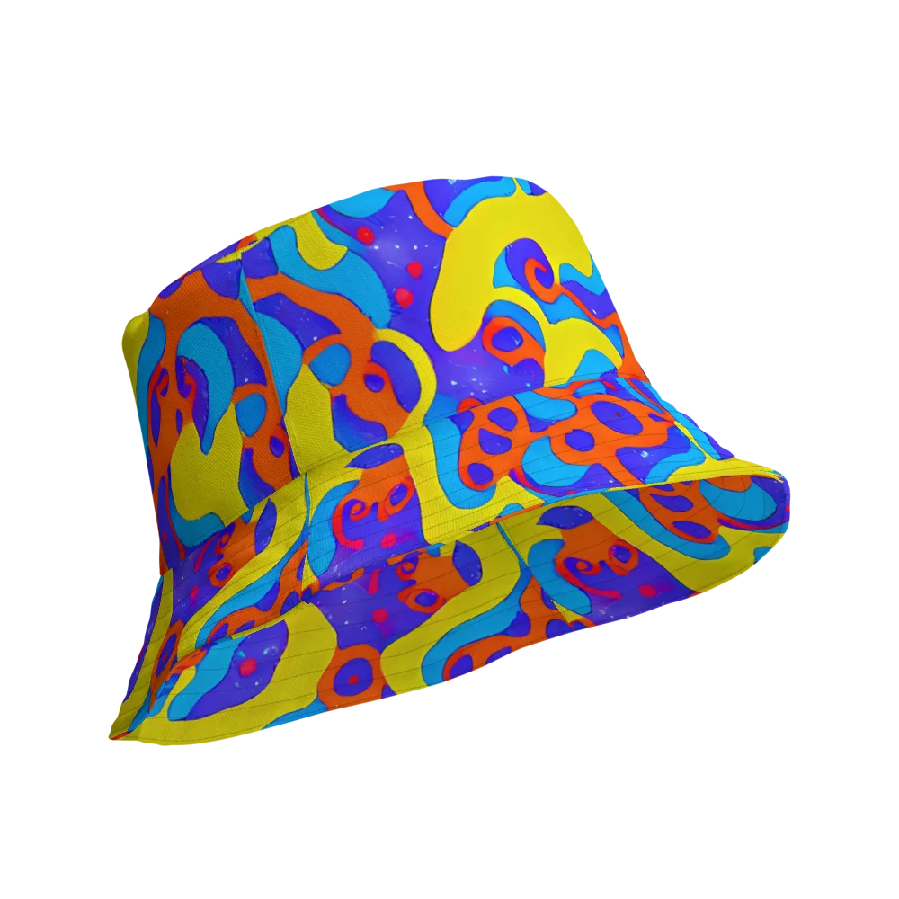 Elmyr's Enigma on Reversible Bucket Hat — Product details Outside