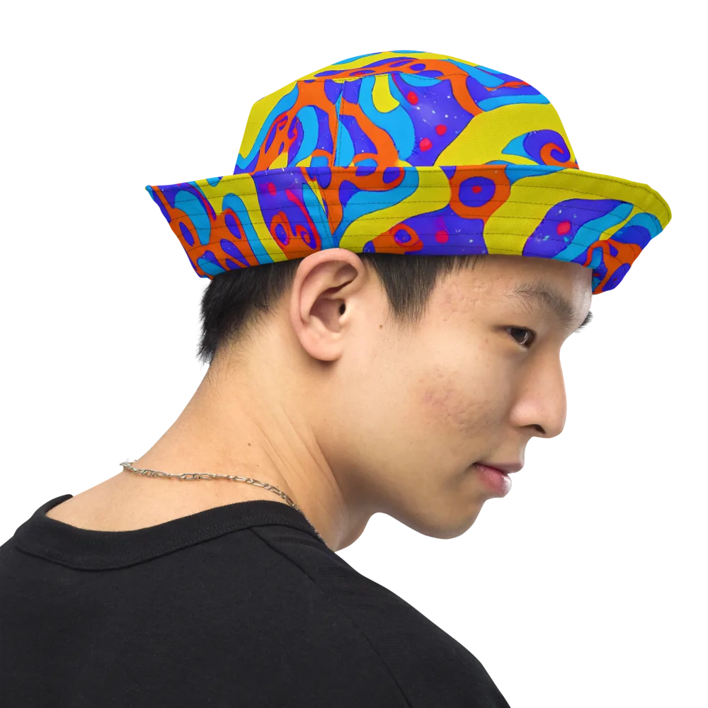 Elmyr's Enigma on Reversible Bucket Hat — Right Outside