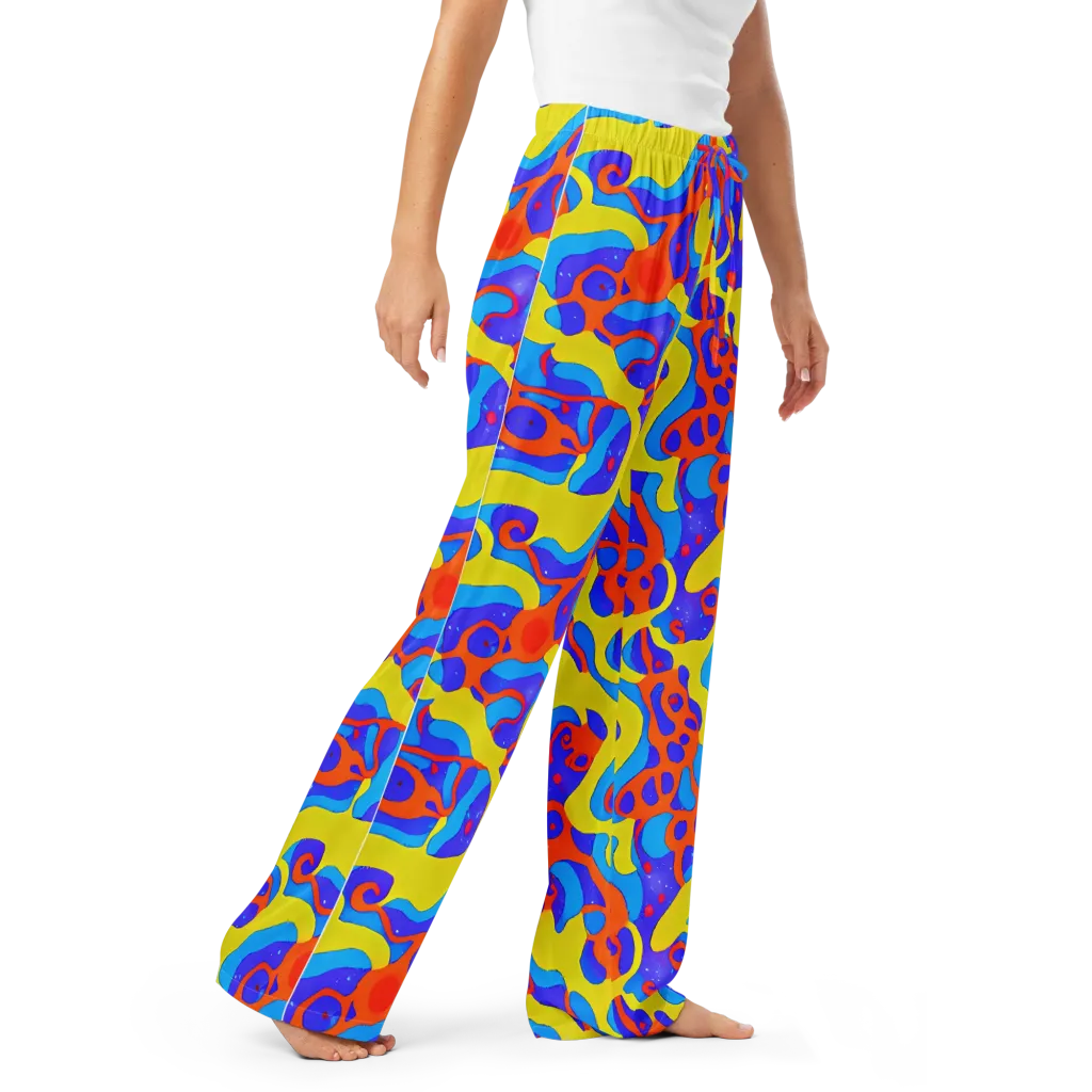 Elmyr's Enigma on Women's Pajama Pants — Right Front