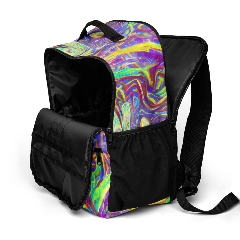 Daliesque Drift on Utility Backpack — Product details 2