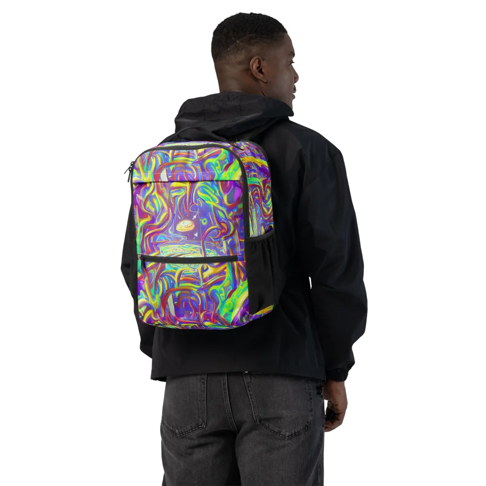 Daliesque Drift on Utility Backpack — Back
