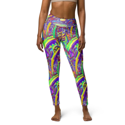 Daliesque Drift on a Yoga Leggings