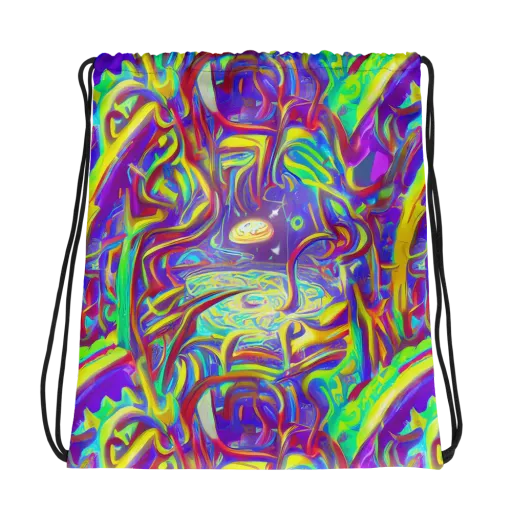 Daliesque Drift on a Drawstring Bag