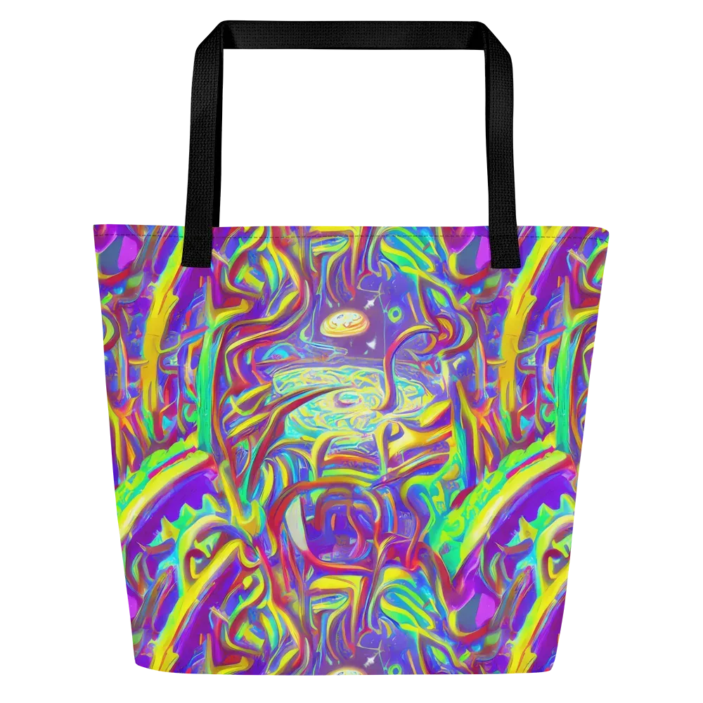 Daliesque Drift on Large Tote Bag W/ Pocket — Front