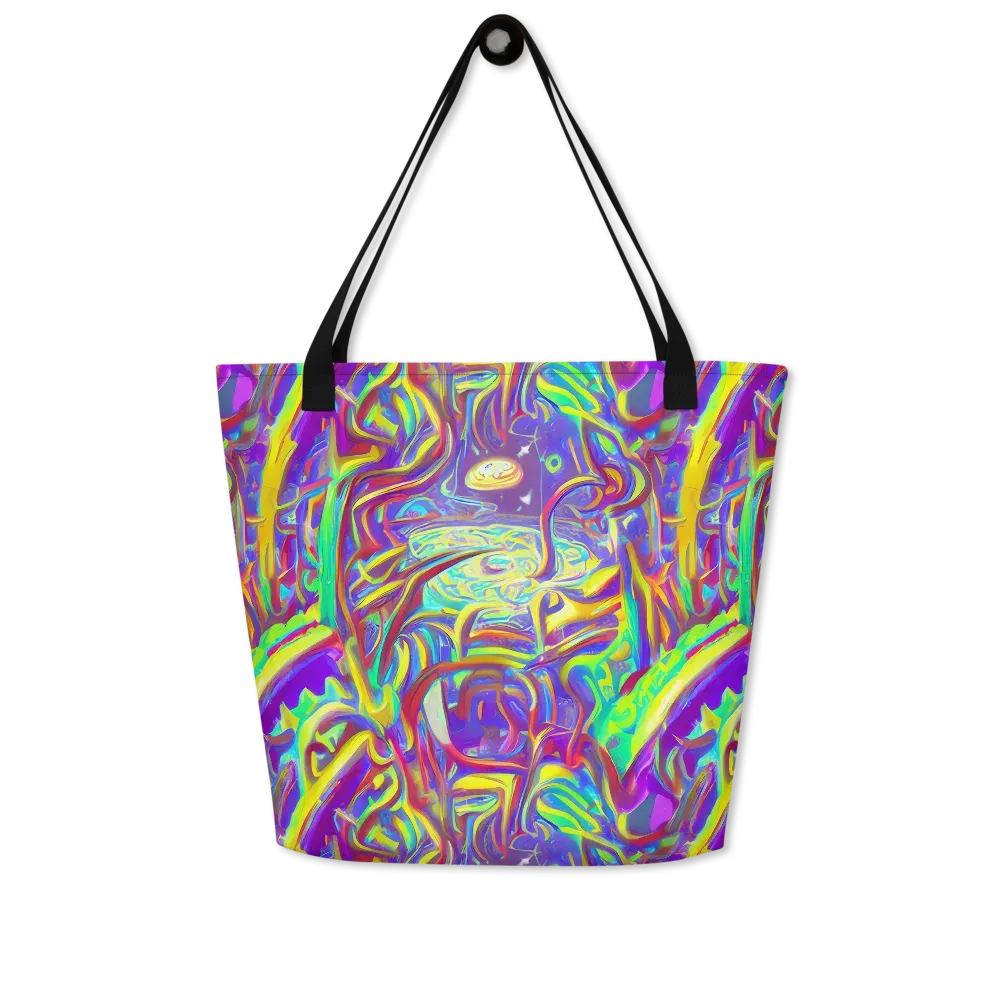 Daliesque Drift on Large Tote Bag W/ Pocket — Front