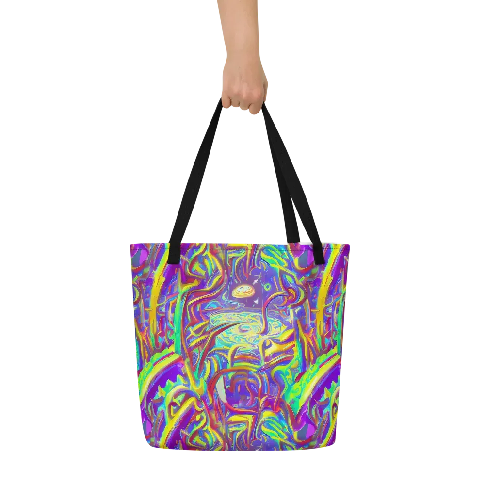 Daliesque Drift on Large Tote Bag W/ Pocket — Front