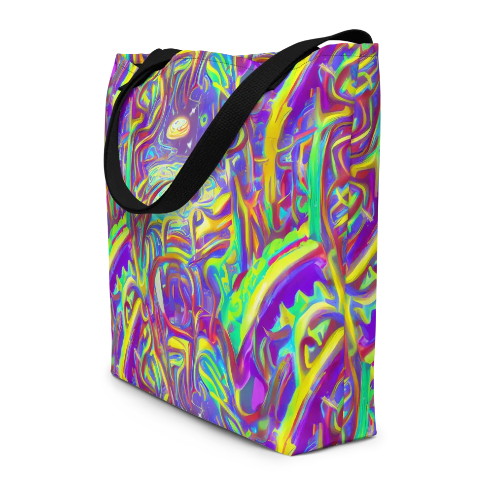 Daliesque Drift on Large Tote Bag W/ Pocket — Front