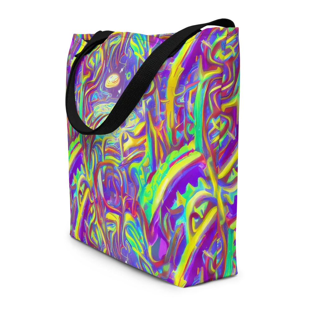 Daliesque Drift on Large Tote Bag W/ Pocket — Front