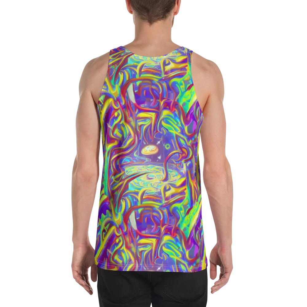 Daliesque Drift on Men's Tank Top — Back