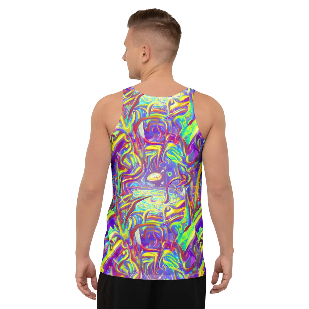 Daliesque Drift on Men's Tank Top — Back