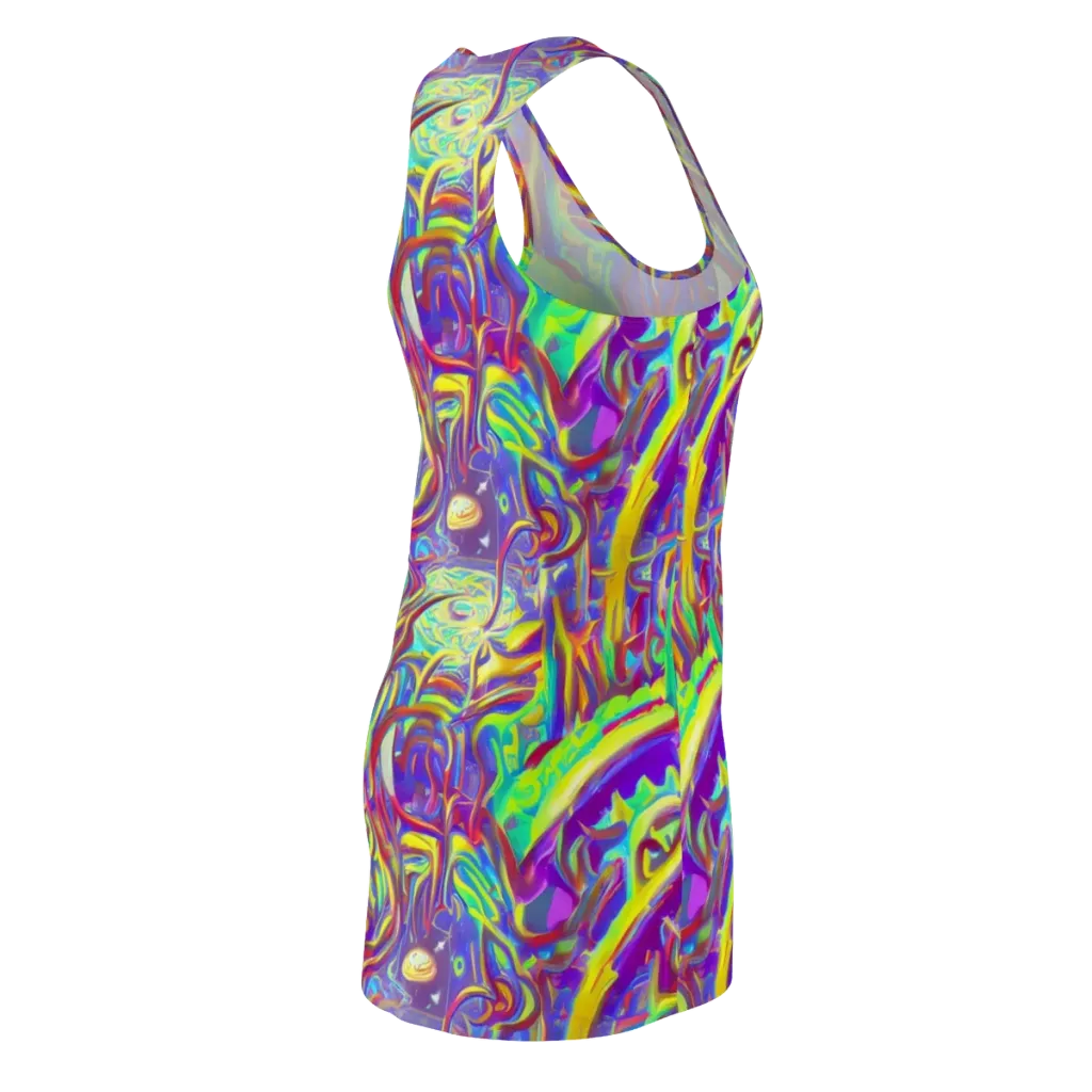 Daliesque Drift on Racerback Dress — Back Side