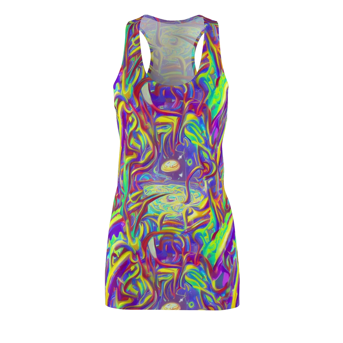 Daliesque Drift on Racerback Dress — Front