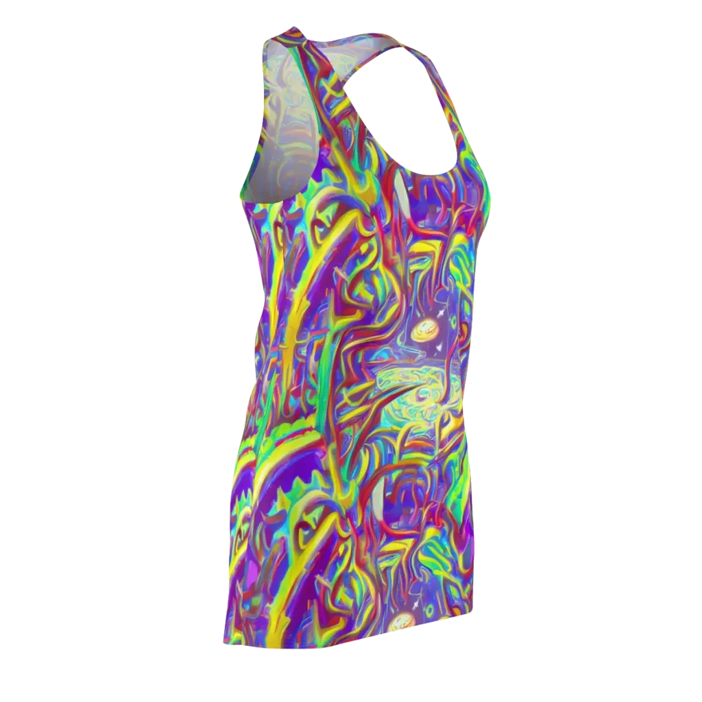 Daliesque Drift on Racerback Dress — Front Side