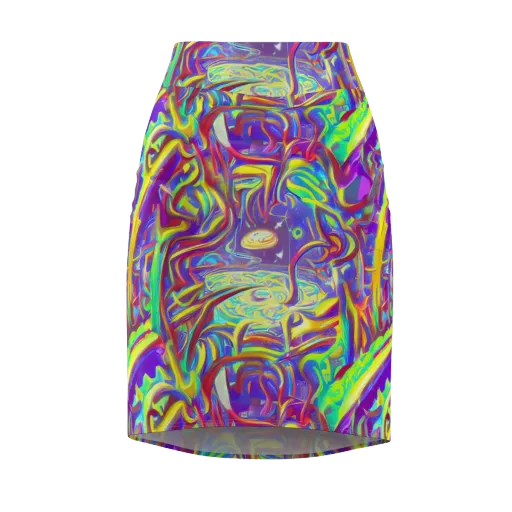 Daliesque Drift on a Pencil Skirt