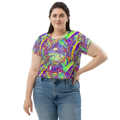 Daliesque Drift on a Crop Tee