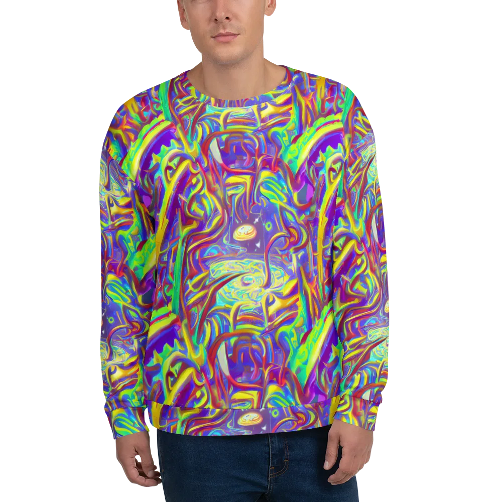 Daliesque Drift on Sweatshirt — Front