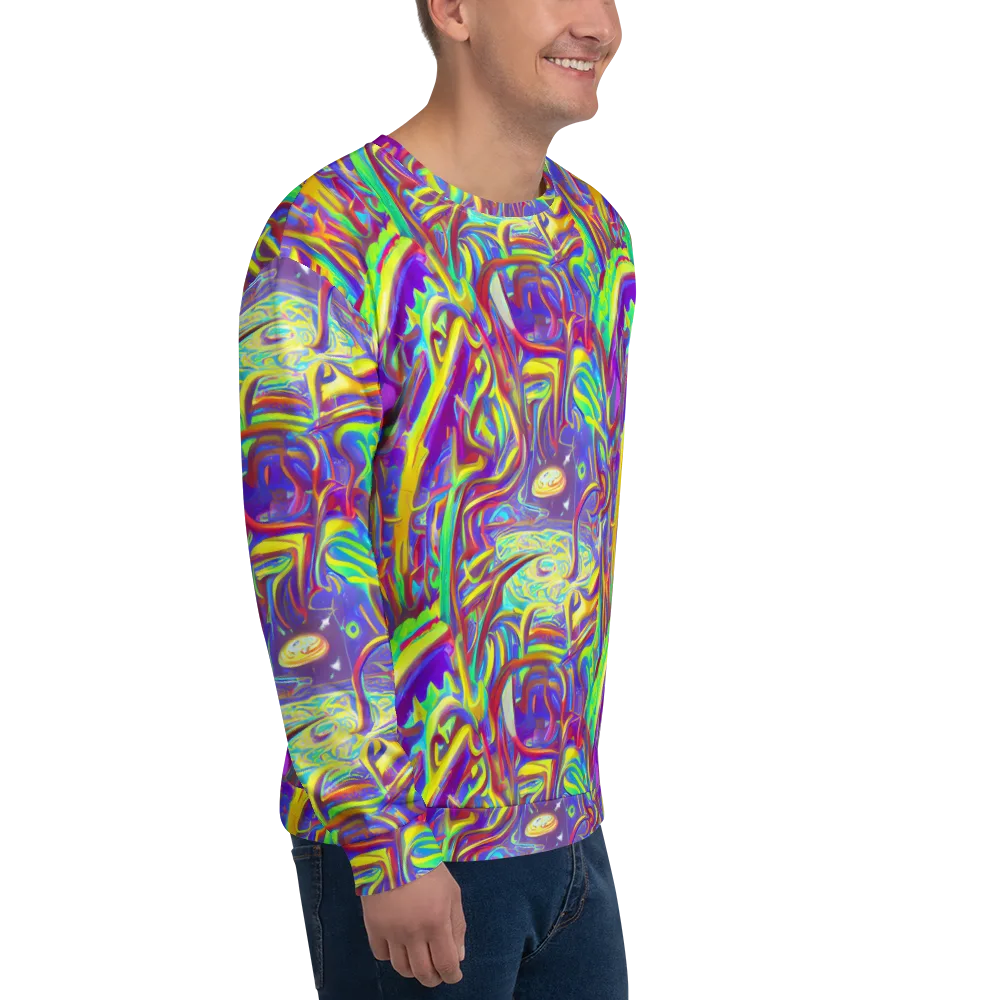 Daliesque Drift on Sweatshirt — Right Front