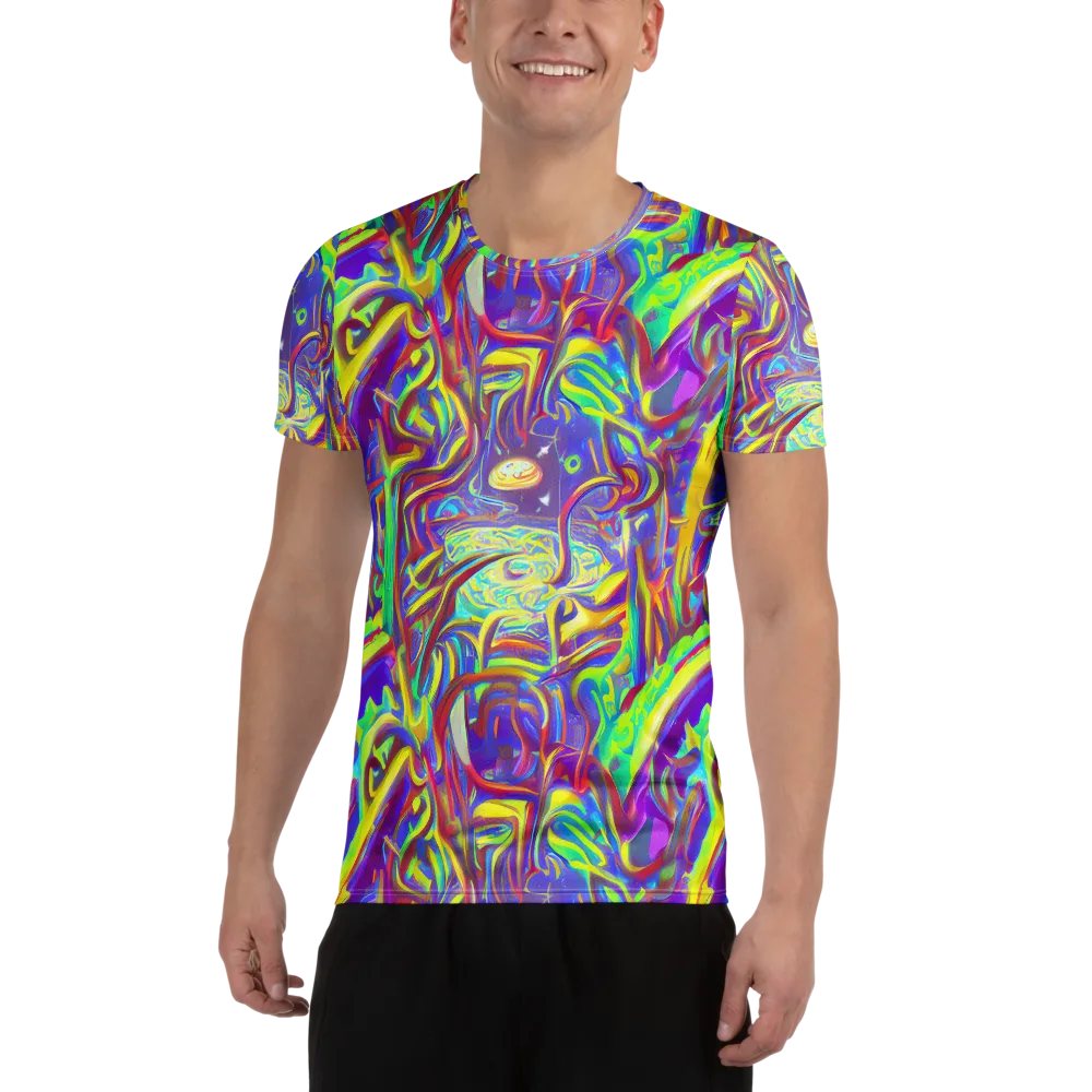 Daliesque Drift on Men's Athletic T-Shirt — Front