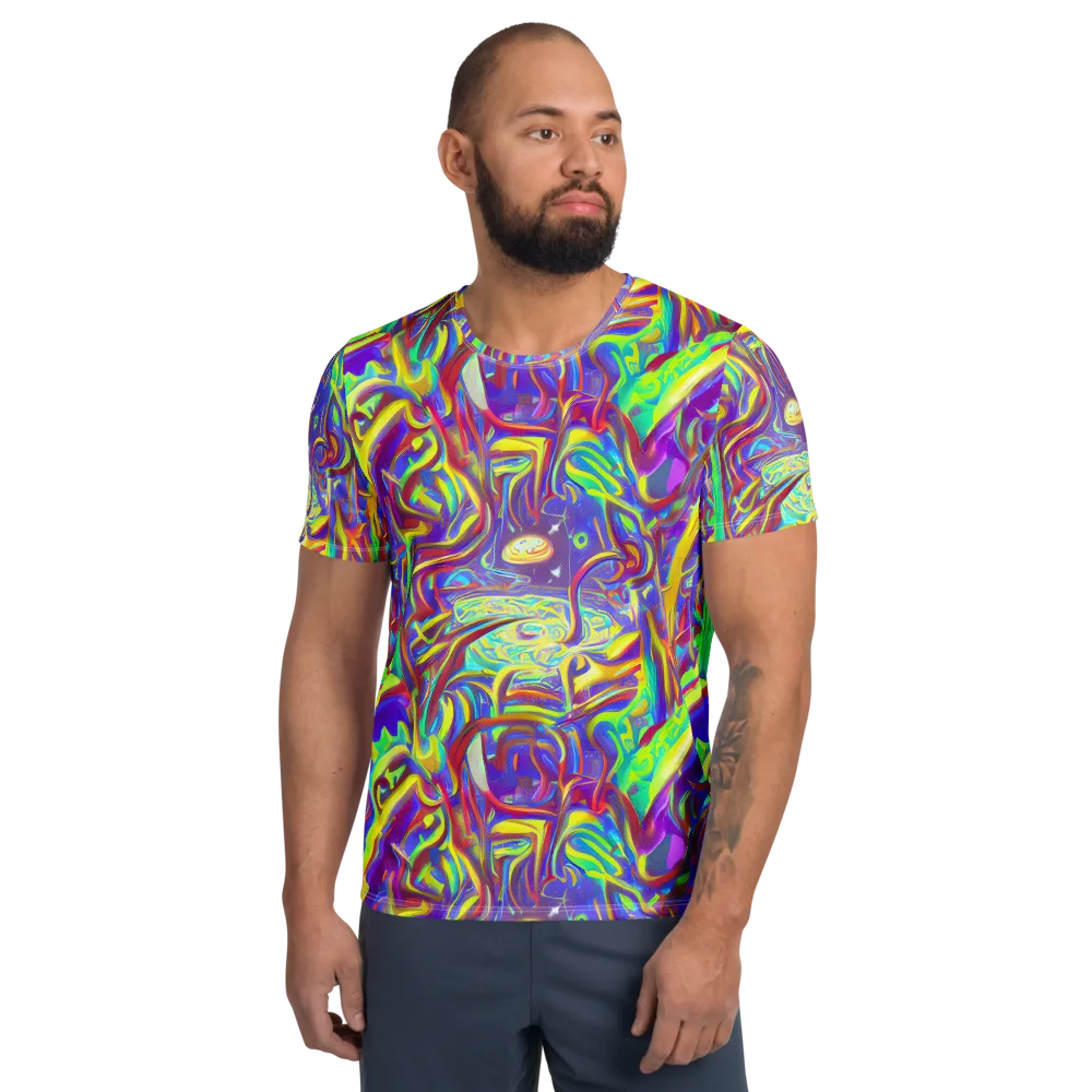 Daliesque Drift on Men's Athletic T-Shirt — Front