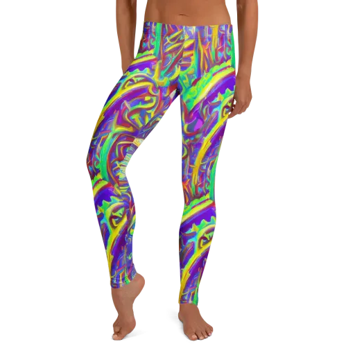 Daliesque Drift on a Leggings