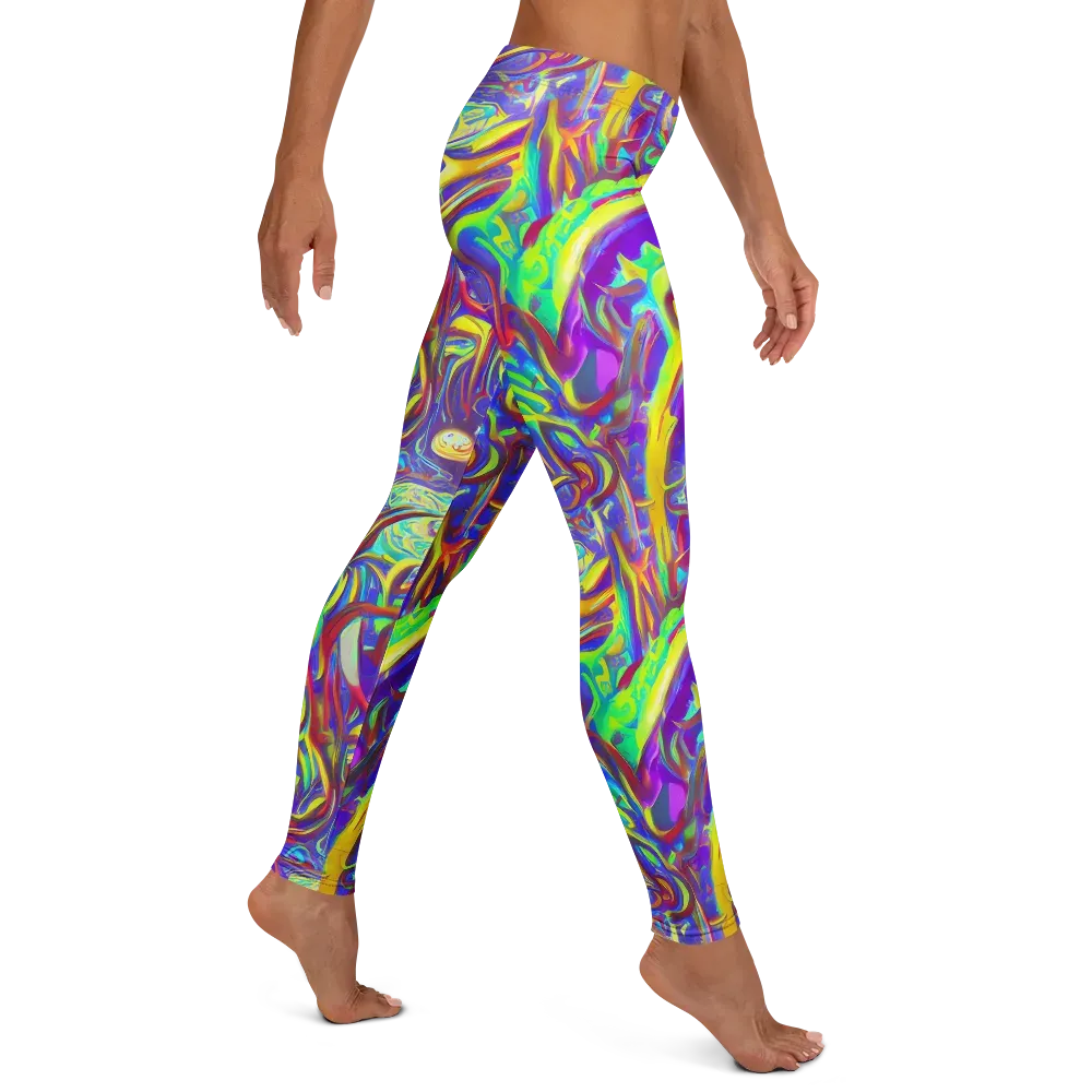 Daliesque Drift on Leggings — Right