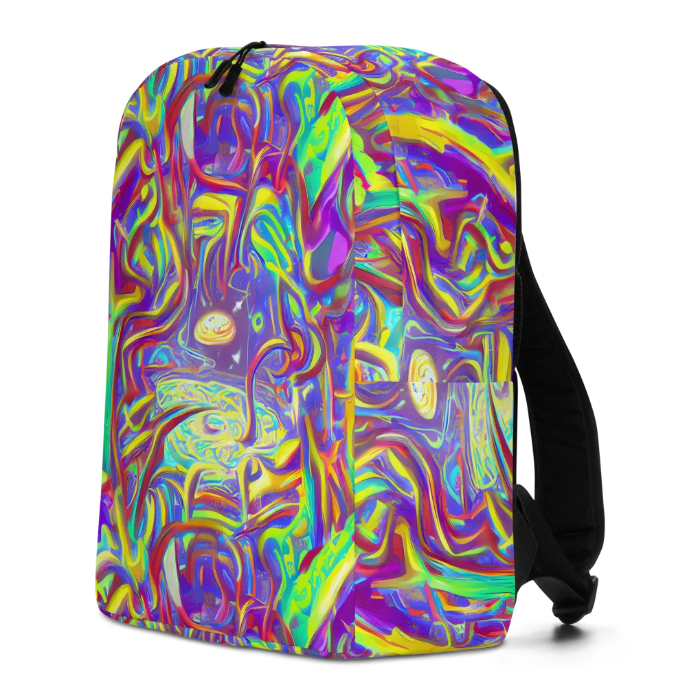 Daliesque Drift on Minimalist Backpack — Left