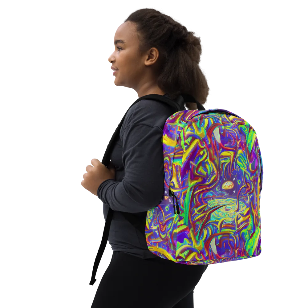 Daliesque Drift on Minimalist Backpack — Right Front