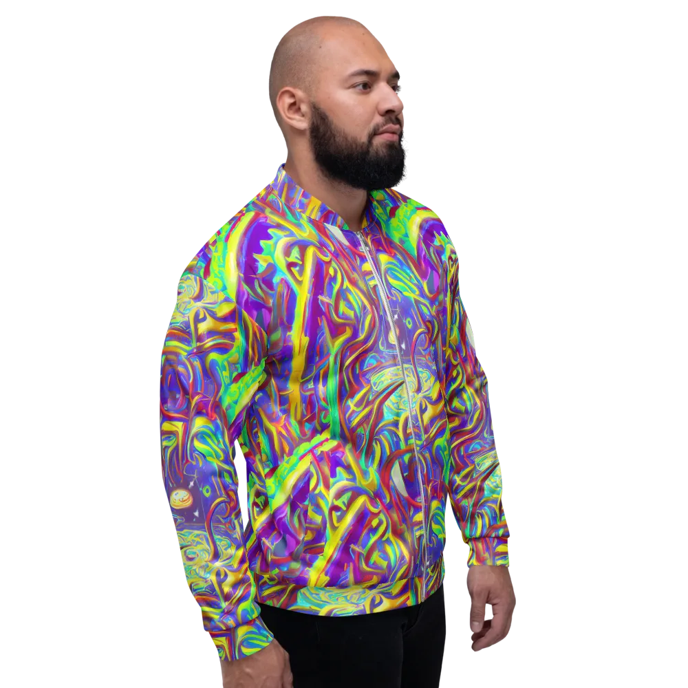 Daliesque Drift on Bomber Jacket — Right