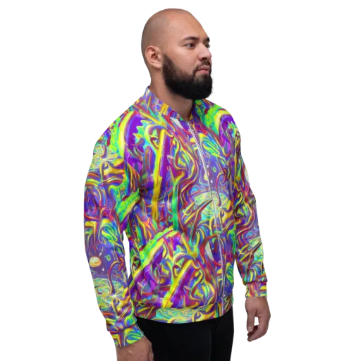 Daliesque Drift on a Bomber Jacket