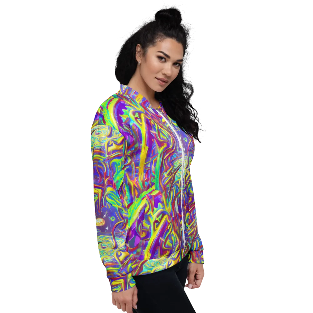 Daliesque Drift on Bomber Jacket — Right