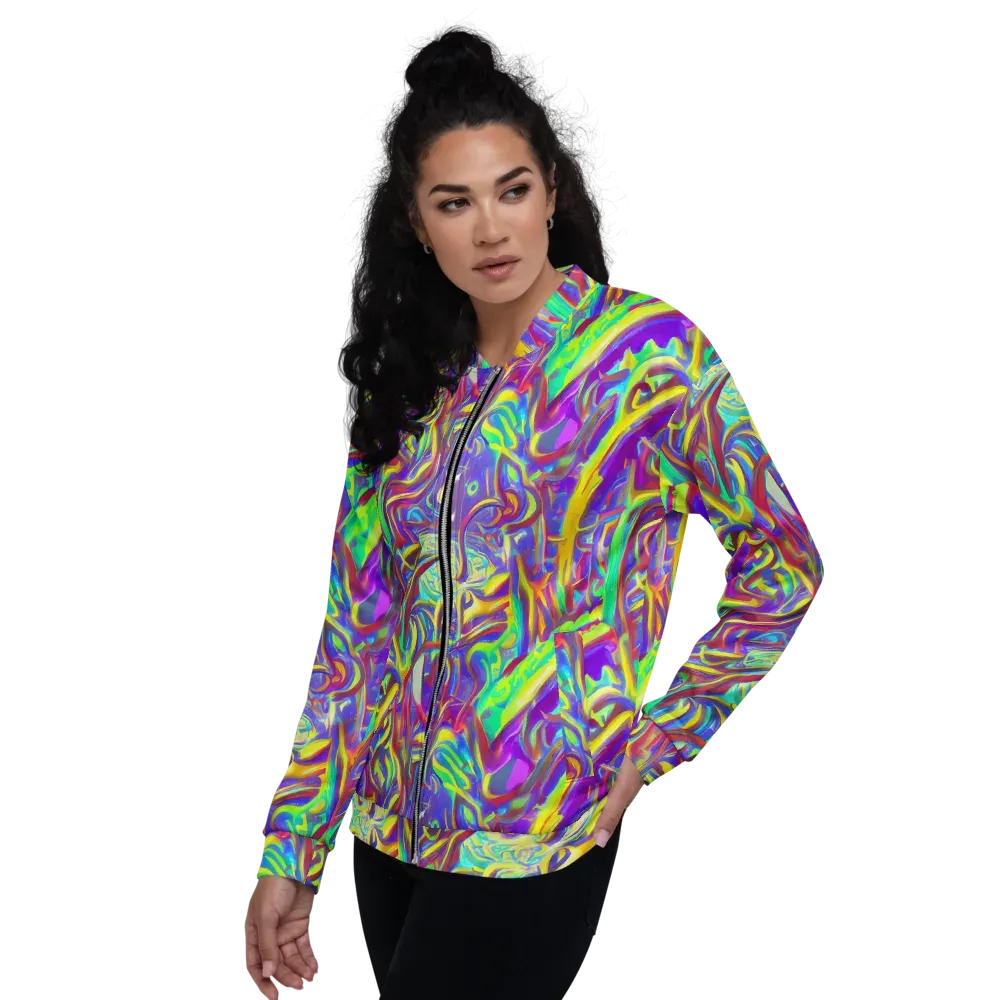 Daliesque Drift on Bomber Jacket — Left