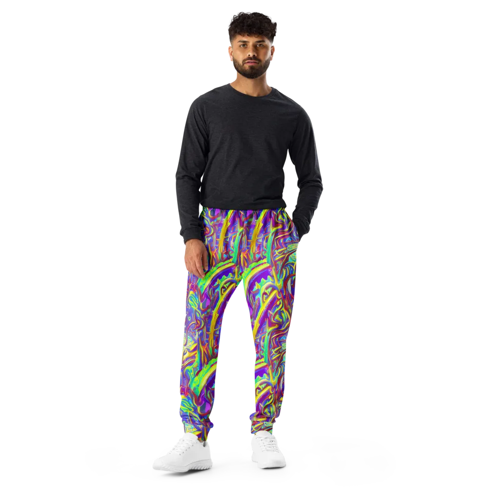 Daliesque Drift on Men's Joggers — Front